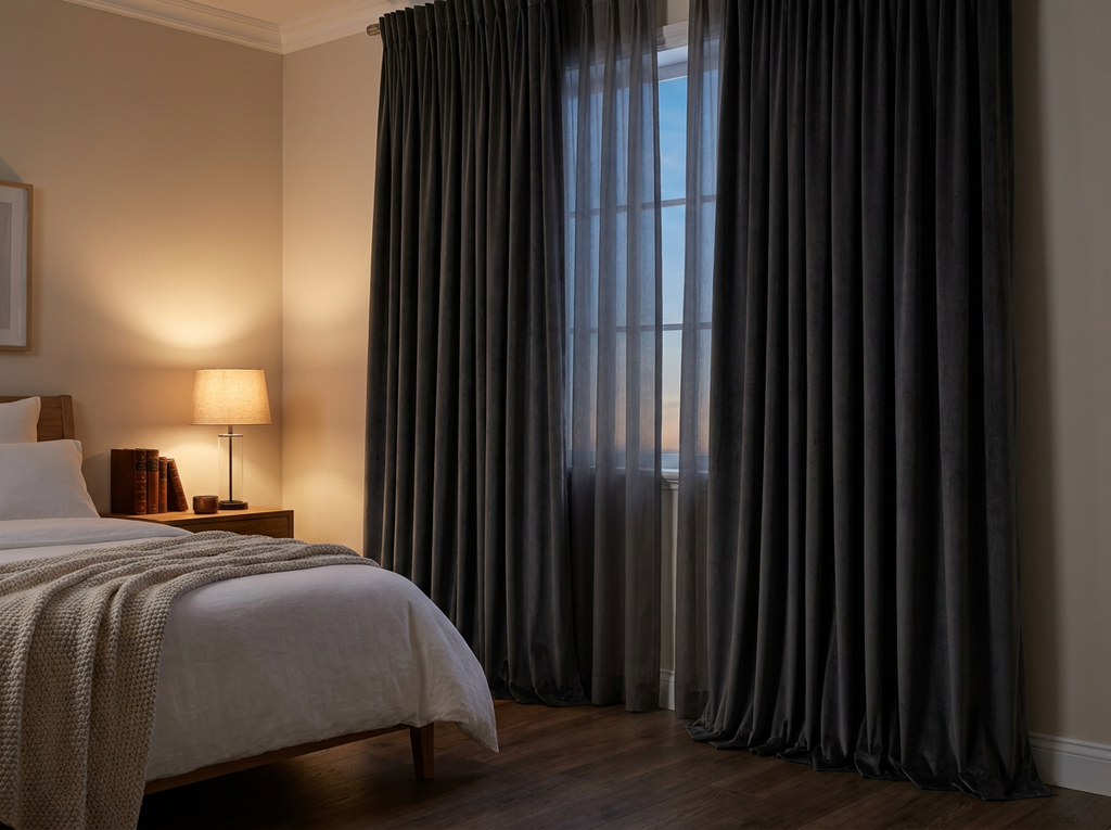 Blackout-Vorhang – Deluxe | 4,0m Stoff | 100% Verdunkelung | Fenster/Balkontüre | CHF 192,00