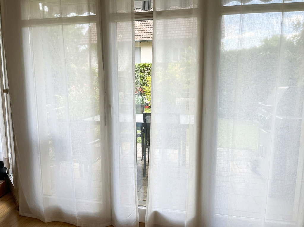 Transparenter Vorhang – Normal | 3m Stoff | Fenster/Balkontüre | CHF 99,00