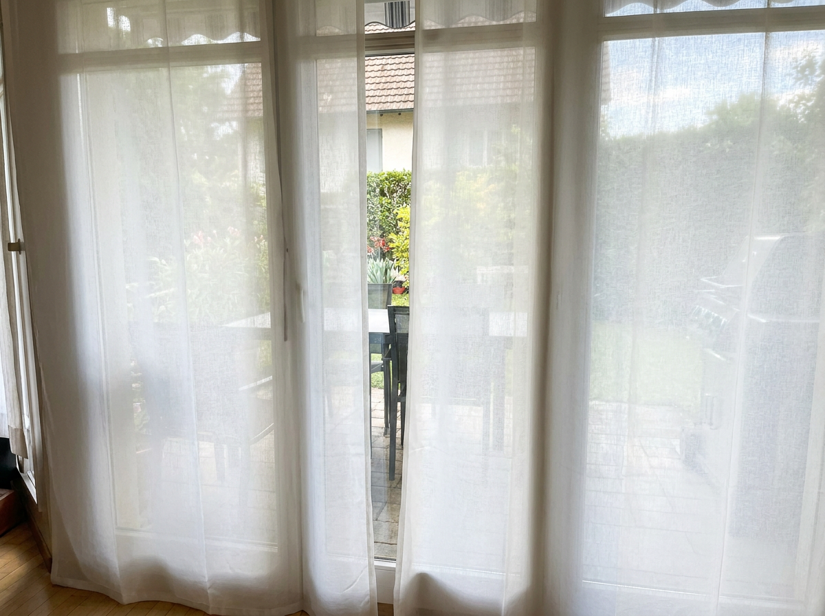 Transparenter Vorhang – Normal | 3m Stoff | Fenster/Balkontüre | CHF 99,00