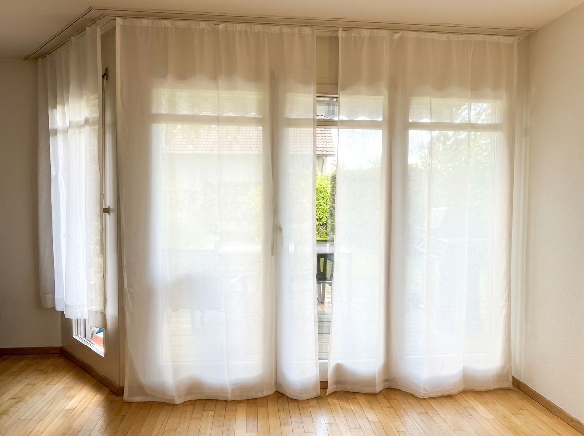 Transparenter Vorhang – Normal | 3m Stoff | Fenster/Balkontüre | CHF 99,00