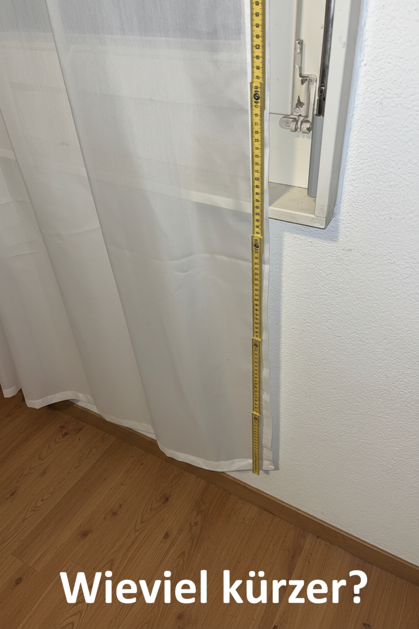 Testvorhang — Qualität erleben, sicher ausmessen