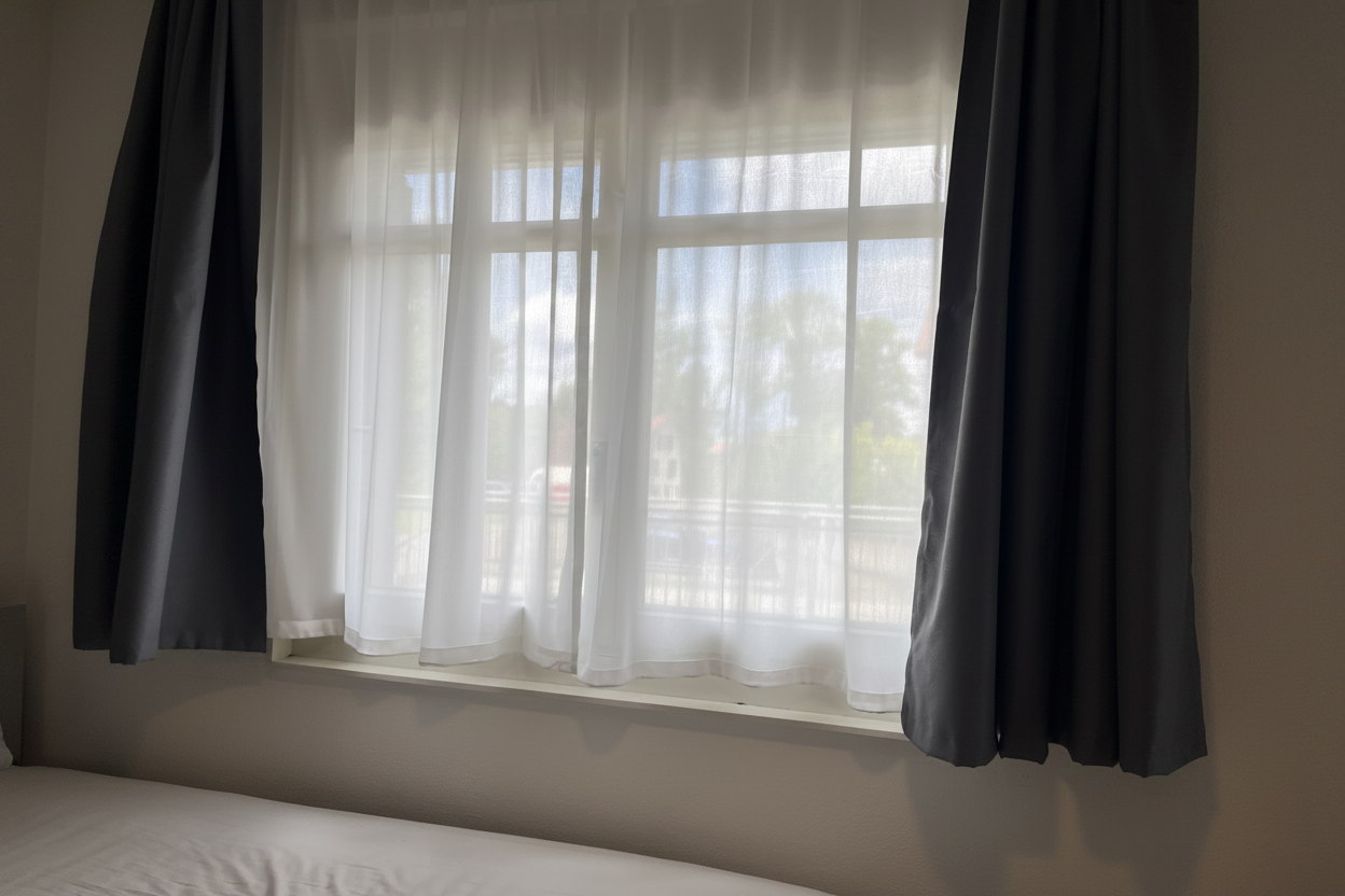 Blackout + Transparent bei Sonnenlicht – 3:2
