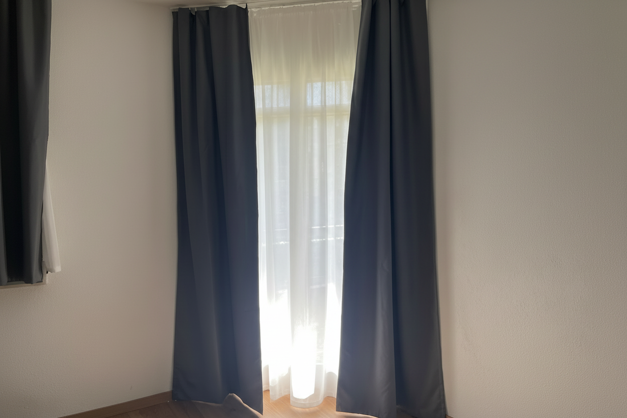 Blackout + Transparent Sonnenlicht – aufgeräumt 3:2
