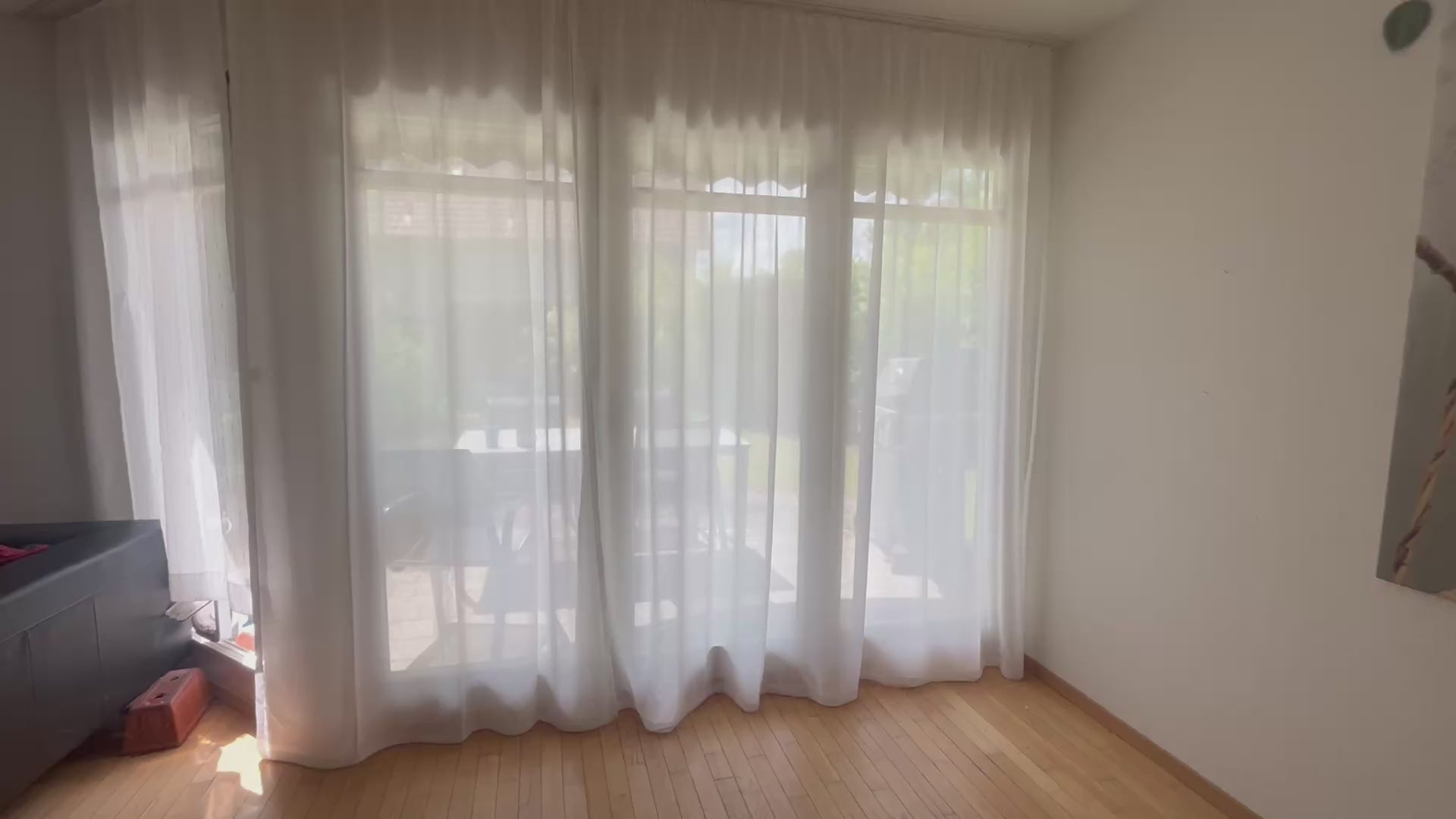 Aktion:  Transparenter Vorhang – Deluxe | 4,0m Stoff | Fenster/Balkontüre | CHF 112,00