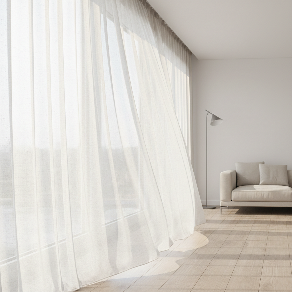 Transparente Vorhänge mit edlen Designs