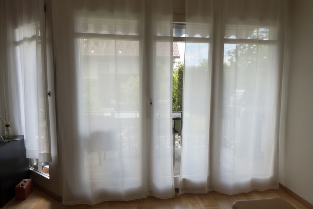 Transparenter Vorhang – aufgehellt 3:2